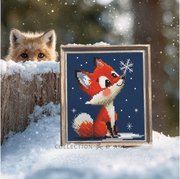 Delicate Snowlight #1 - Cross Stitch Kit