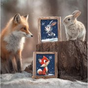 Delicate Snowlight #2 - Cross Stitch Kit