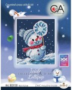 Icicle Lollipop - Christmas Cross Stitch Kit