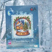 Snow Globe House - Christmas Counted Cross Stitch Kit