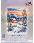 A Snowy Village - Christmas Counted Cross Stitch Kit