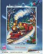 Santa Express - Christmas Counted Cross Stitch Kit