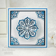 Pointy Petals Tea Bag - Clear Stamp