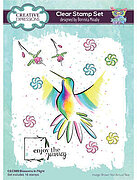 Blossoms In Flight - Clear Stamp