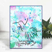 Blossoms In Flight - Clear Stamp
