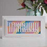 Decorative Squared Stripes - Slimline Craft Die