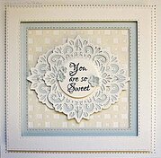 Diagonal Background Filigree - Craft Die
