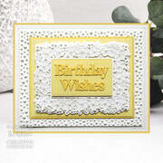 Frames & Tags Floral Rectangle - Craft Die