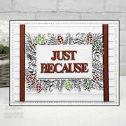 Block Sentiments Just Because - Craft Die