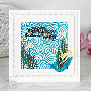 Beach Waves Background - Craft Die
