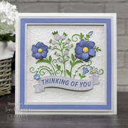 Floral Wishes Banner - Craft Die
