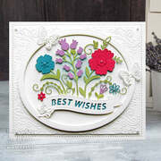 Floral Wishes Banner - Craft Die