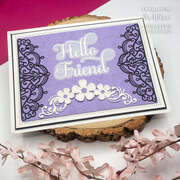 Draped Jewelled Border - Craft Die