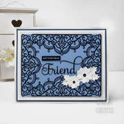 Draped Jewelled Border - Craft Die