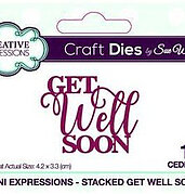 Get Well Soon - Mini Expressions Craft Die
