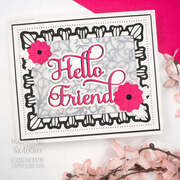 Noble Shadowed Sentiment - Hello Friend - Craft Die