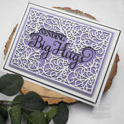 Noble Shadowed Sentiment - Sending Big Hugs - Craft Die