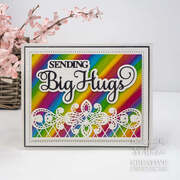Noble Shadowed Sentiment - Sending Big Hugs - Craft Die