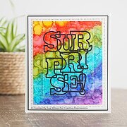 Happy - Big Bold Words - Stamp and Die Set