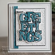 Big Bold Words - Greetings - Stamp and Die Set