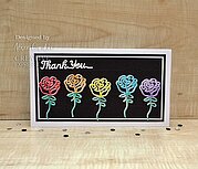 Roses - One-Liner Collection - Craft Die Set
