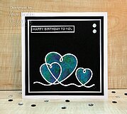 Hearts - One-Liner Collection - Craft Die Set
