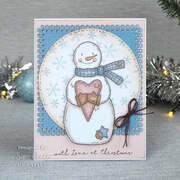 Snow Storm - Rubber Stamp