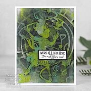 Down The Rabbit Hole - Rubber Stamp
