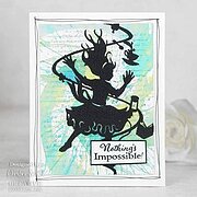 Down The Rabbit Hole - Rubber Stamp
