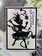 Down The Rabbit Hole - Rubber Stamp