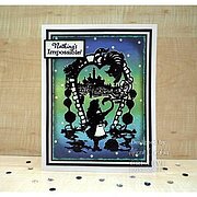 The Queen's Croquet Ground - Rubber Stamp