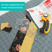 Creative Grids Starburst 30 Degree Triangle Quilt Ruler