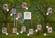 A Year in the Woods 2 #11 Hedgehog - Cross Stitch, different perspective #1. Select this picture to zoom in