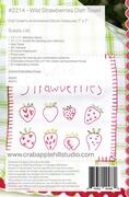Wild Strawberries Dish Towel - Quilt Pattern