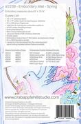 Embroidery Mail Spring - Embroidery Pattern