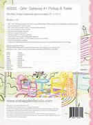 Girls Getaway #1/Pickup Trailer - Quilt Pattern