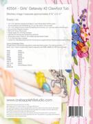 Girls Getaway #2 Clawfoot Tub - Quilt Pattern