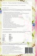Floss Garden Wreaths #5 Pink - Quilt Pattern