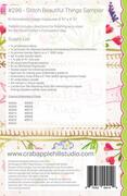 Stitch Beautiful Things Sampler - Quilt Pattern