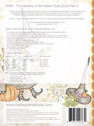 The Mystery Of Salem Witches/2 - Quilt Pattern