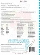 Geranium Pitcher - Quilt Pattern