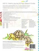 Noahs Journey 3 Pigs Geese Turtle - Christian Quilt Pattern, different perspective #1. Select this picture to zoom in