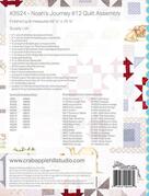 Noahs Journey #12 Quilt Assemble - Christian Quilt Pattern, different perspective #1. Select this picture to zoom in
