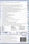Twilight Garden BOM #2 Muscari - Quilt Pattern, different perspective #1. Select this picture to zoom in