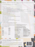 Witch's Faire #1 Quilt Assembly - Quilt Pattern