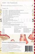 Vile Toadstools - Quilt Pattern, different perspective #1. Select this picture to zoom in