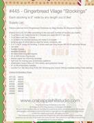 Gingerbread Village Stockings - Quilt Pattern