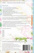 Heavenly Blue Binder Cover - Quilt Pattern
