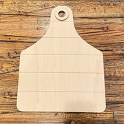 Cow Tag - Unfinished Wood Display Frame