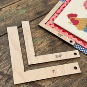Corner Tool Measuring Set - Cross Stitch Finishing Accessory